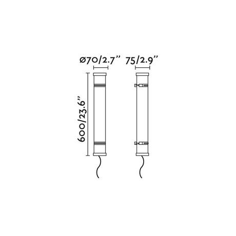 Faro 75750 - Dibujo técnico