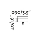 Aplique de exterior Faro Scuba negro mate IP44 75755