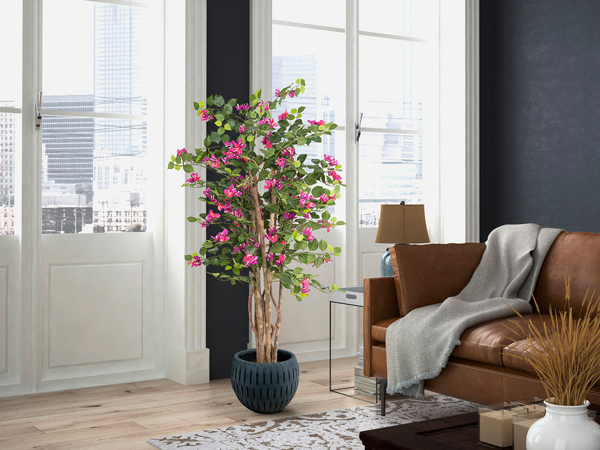Planta artificial Schuller Buganvilla Rosa madera 120cm 758437