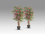 Planta artificial Schuller Buganvilla Rosa madera 120cm, set de 2 758437X2
