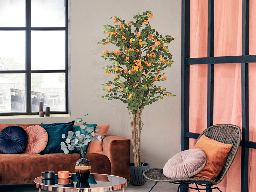 Planta artificial Schuller Buganvilla Naranja madera 180cm 758543