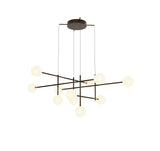 Mantra Cellar Lámpara de techo colgante bolas 11 luces negro 7630