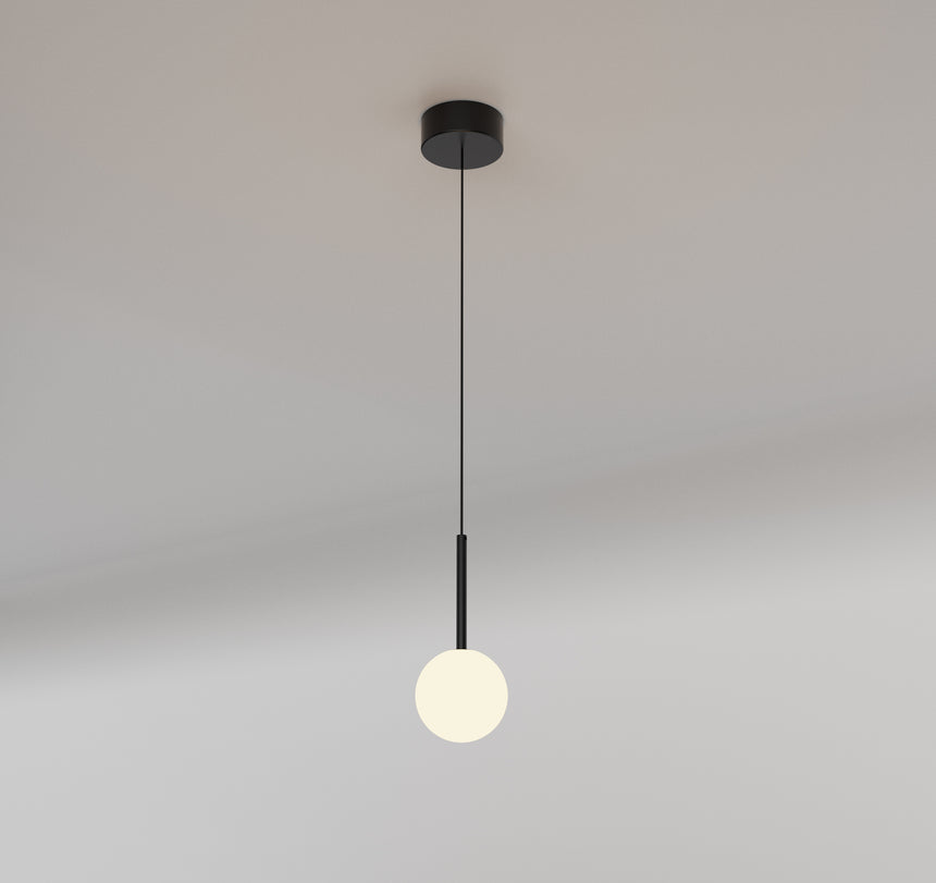 Mantra Cellar Lámpara de techo colgante bola 1 luz negro 7634