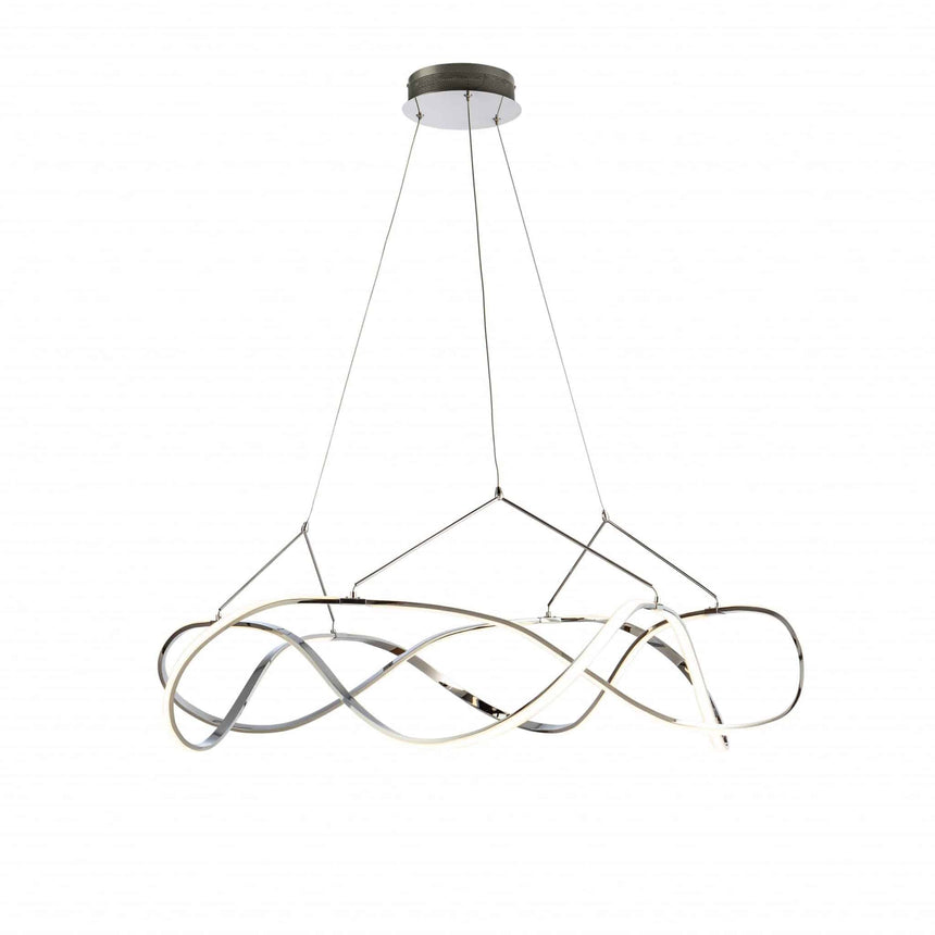 Schuller Molly Lámpara de techo colgante LED gris cromo 763585