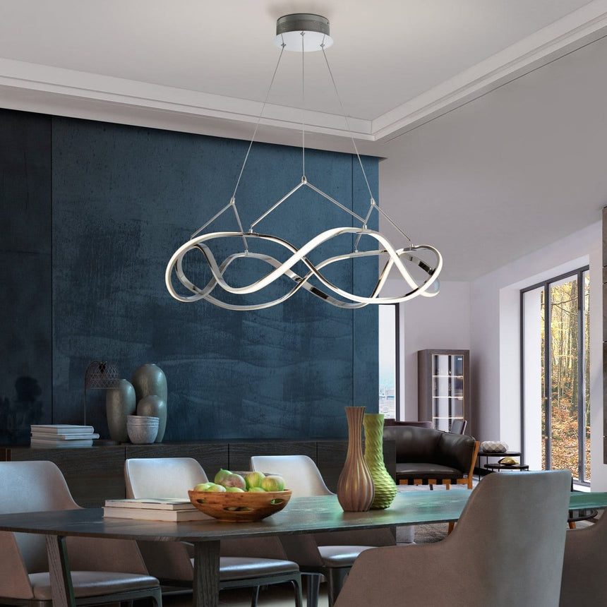 Schuller Molly Lámpara de techo colgante LED gris níquel 763950