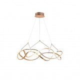 Schuller Molly Lámpara de techo colgante LED oro rosa 763967