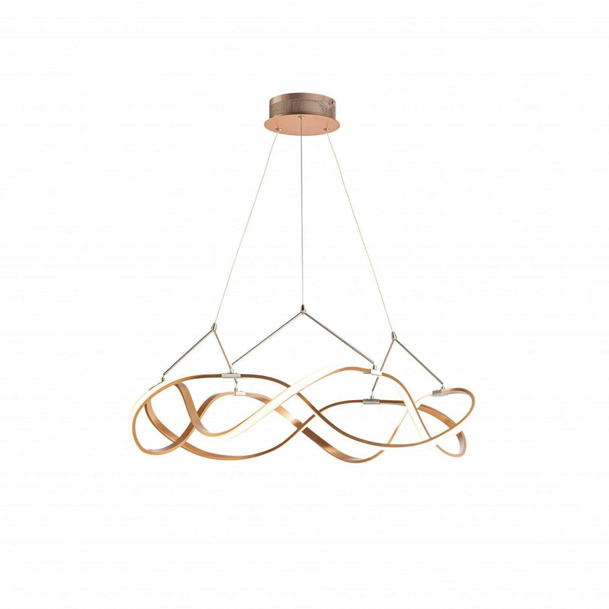 Schuller Molly Lámpara de techo colgante LED oro rosa 763967