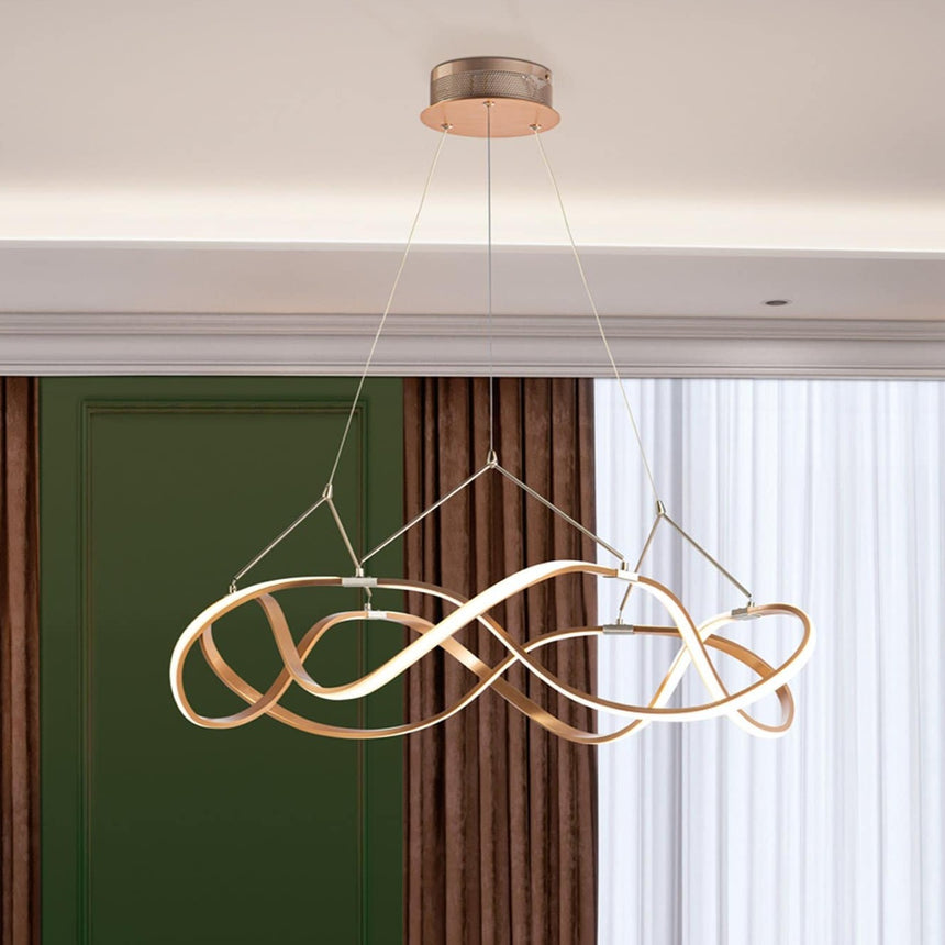 Schuller Molly Lámpara de techo colgante LED oro rosa 763967