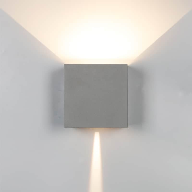 Mantra Davos Xl Aplique exterior LED 2*10W 4000K IP65 gris oscuro 7651