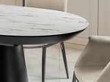 Schuller Capri Mesa comedor T mármol blanco 768621