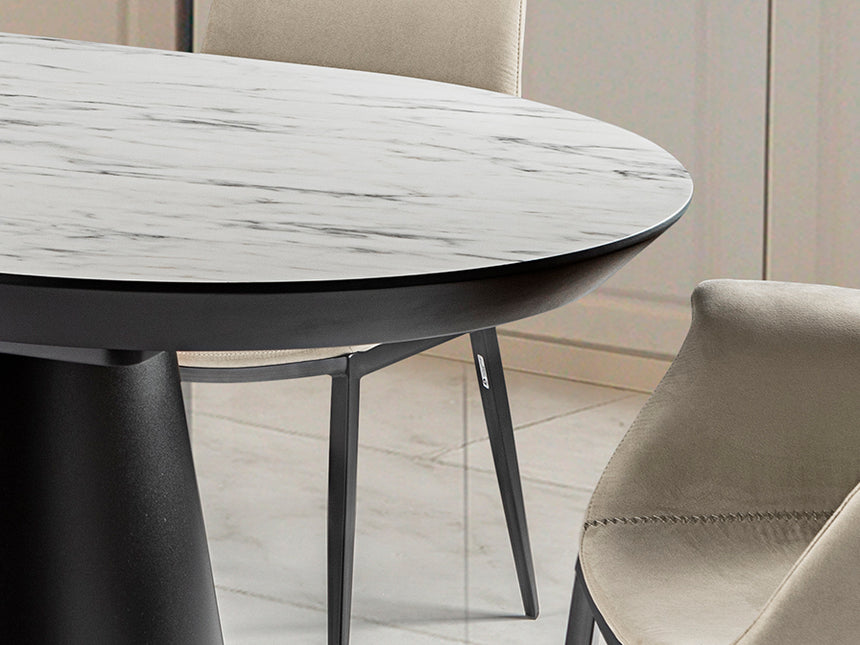 Schuller Capri Mesa comedor T mármol blanco 768621