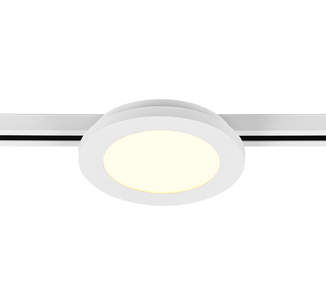 Plafón de techo Trio DUOline LED blanco mate 3000K regulable Ø17cm 76921031