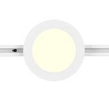 Plafón de techo Trio DUOline LED blanco mate 3000K regulable Ø17cm 76921031