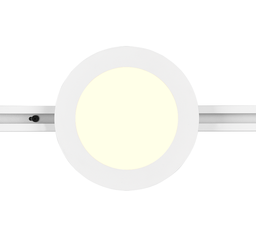 Plafón de techo Trio DUOline LED blanco mate 3000K regulable Ø17cm 76921031