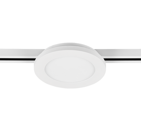 Plafón de techo Trio DUOline LED blanco mate 3000K regulable Ø17cm 76921031
