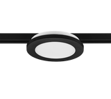 Plafón de techo Trio DUOline LED negro mate 3000K regulable Ø17cm 76921032