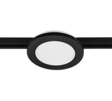 Plafón de techo Trio DUOline LED negro mate 3000K regulable Ø17cm 76921032