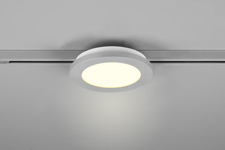 Plafón de techo Trio DUOline LED titan 3000K regulable Ø17cm 76921087