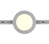 Plafón de techo Trio DUOline LED titan 3000K regulable Ø17cm 76921087