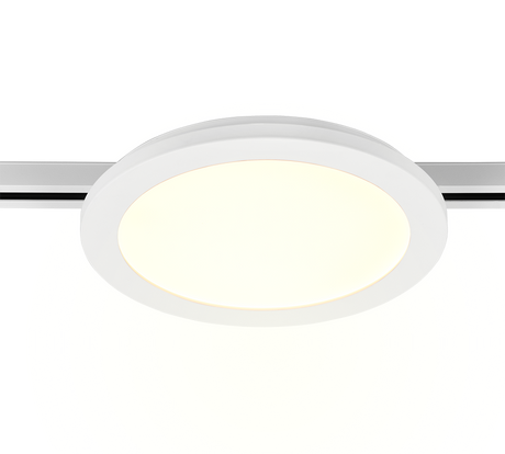 Plafón de techo Trio DUOline LED blanco mate 3000K regulable Ø26cm 76921531