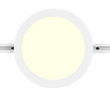 Plafón de techo Trio DUOline LED blanco mate 3000K regulable Ø26cm 76921531