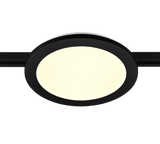 Plafón de techo Trio DUOline LED negro mate 3000K regulable Ø26cm 76921532