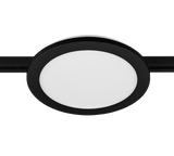 Plafón de techo Trio DUOline LED negro mate 3000K regulable Ø26cm 76921532