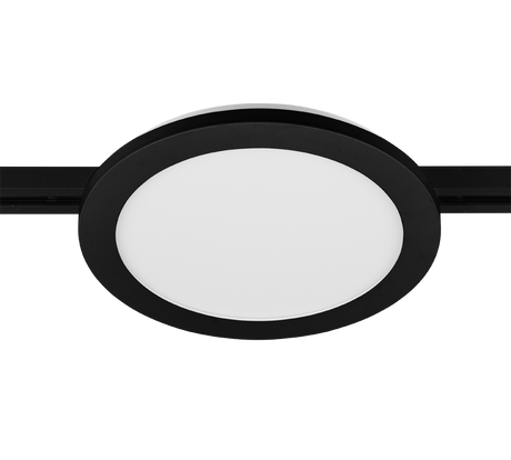 Plafón de techo Trio DUOline LED negro mate 3000K regulable Ø26cm 76921532