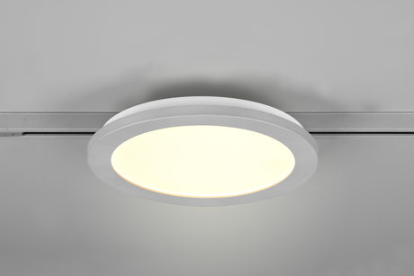 Plafón de techo Trio DUOline LED titan 3000K regulable Ø26cm 76921587