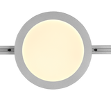 Plafón de techo Trio DUOline LED titan 3000K regulable Ø26cm 76921587