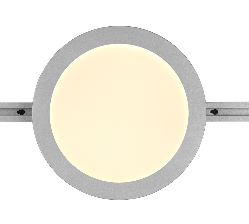 Plafón de techo Trio DUOline LED titan 3000K regulable Ø26cm 76921587