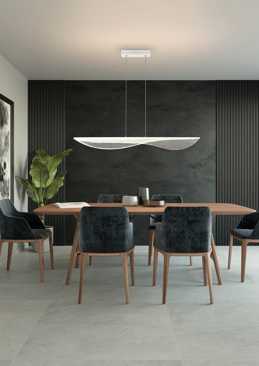 Mantra Bianca Lámpara de techo colgante LED dimable blanco 8209