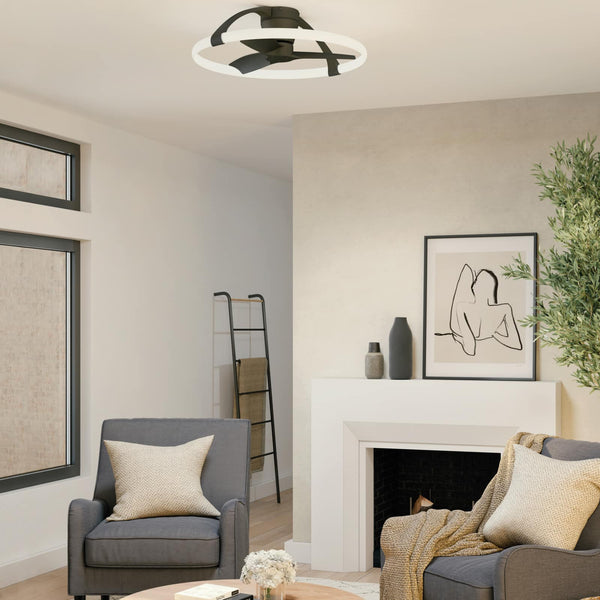 Ventiladores de techo negros
