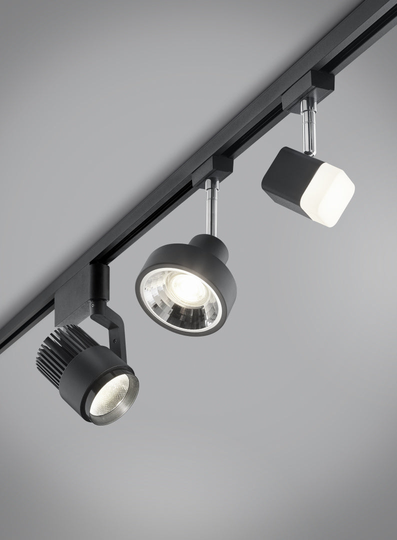 Foco Trio DUOline LED negro mate regulable 9cm 78030132