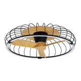 Mantra Nature Plafón LED Ventilador negro 7808