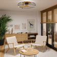 Mantra Nature Plafón LED Ventilador negro 7808 - en ambiente