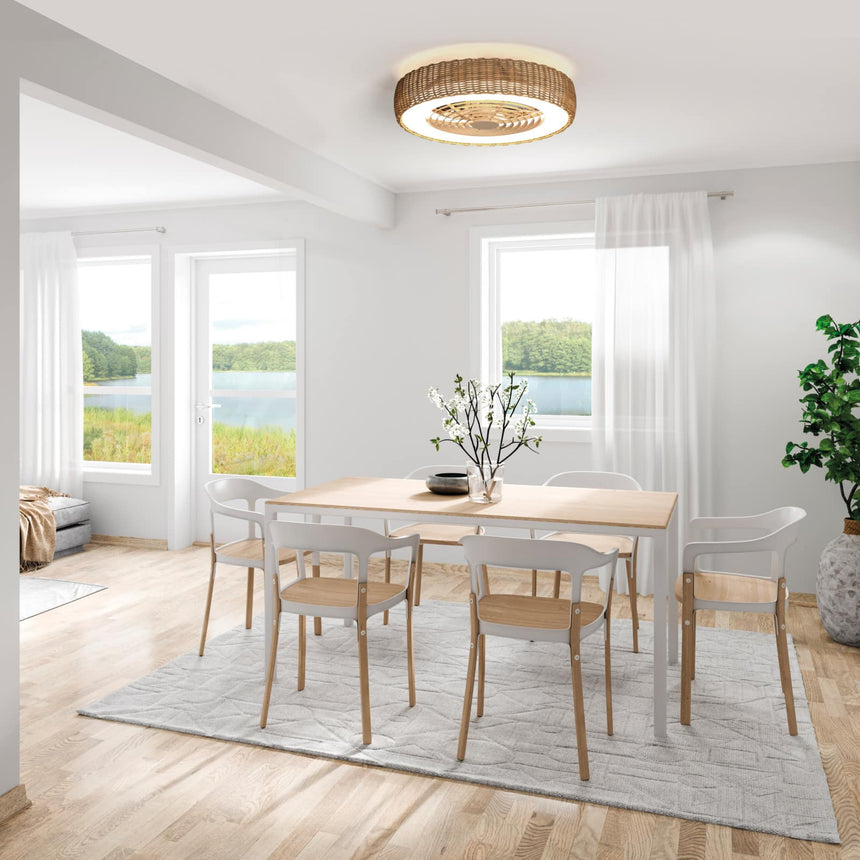 Mantra Kilimanjaro Ventilador Plafón LED beige 7811