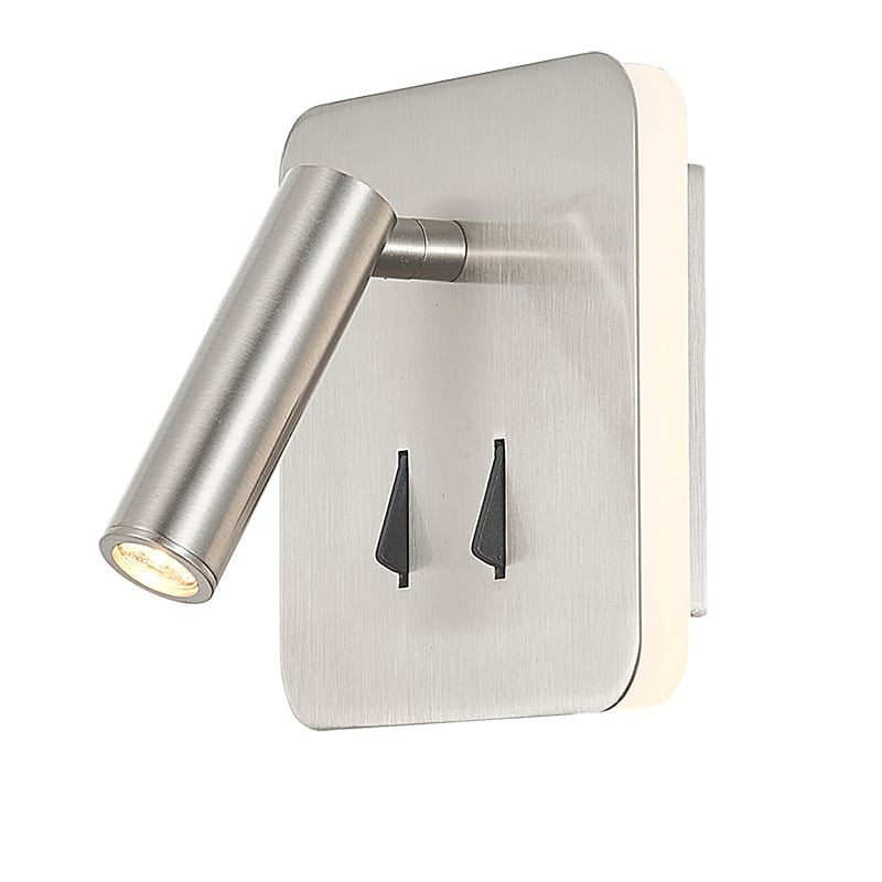 Mantra Cayman Aplique de pared LED 3+6W 3000K gris 7824