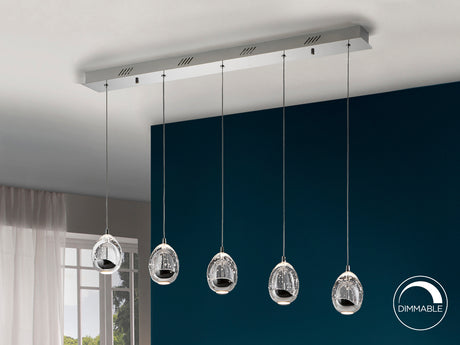 Schuller Rocío 783618 Lámparas de techo Cromo y transparente