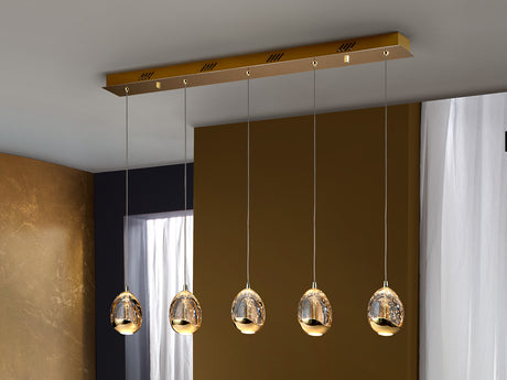 Schuller Rocío 783627 Lámparas de techo Dorado y champán con burbujas