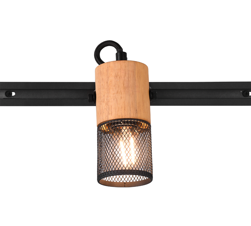 Foco Trio DUOline LED negro mate 2700K 15,3cm 78430132