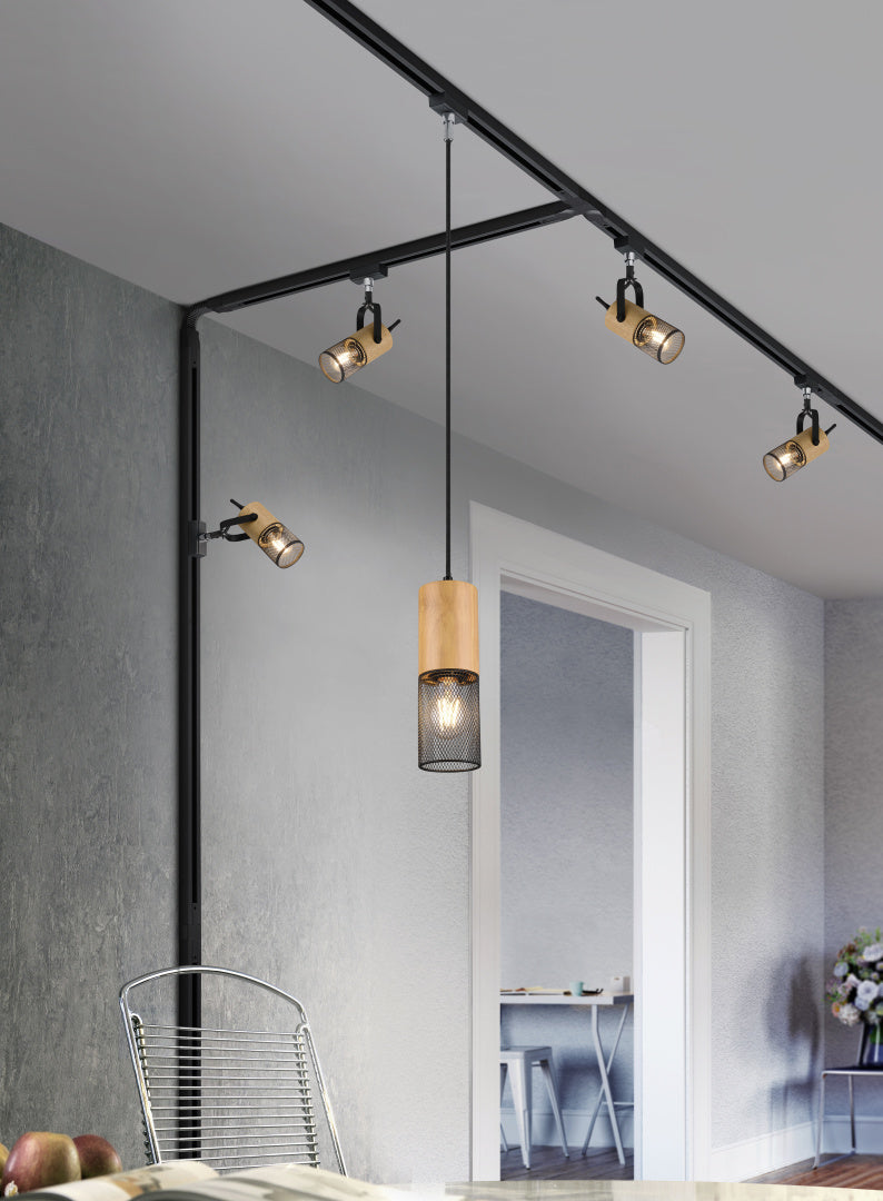 Foco Trio DUOline LED negro mate 2700K 15,3cm 78430132