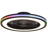 Mantra Gamer Ventilador de techo con luz plafón LED 60W negro 7862