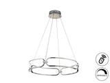 Lámpara de techo colgante Schuller Colette cromo 3000K  - ambiente