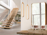 Lámpara de techo colgante Schuller Colette 1 luz oro rosa 3000K vista 1