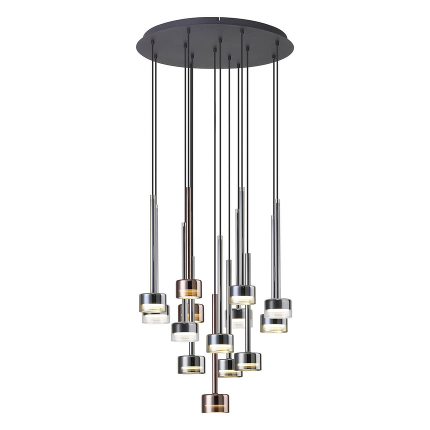 Mantra Tonic Lámpara de techo colgante 14 luces cristal multicolor 7879