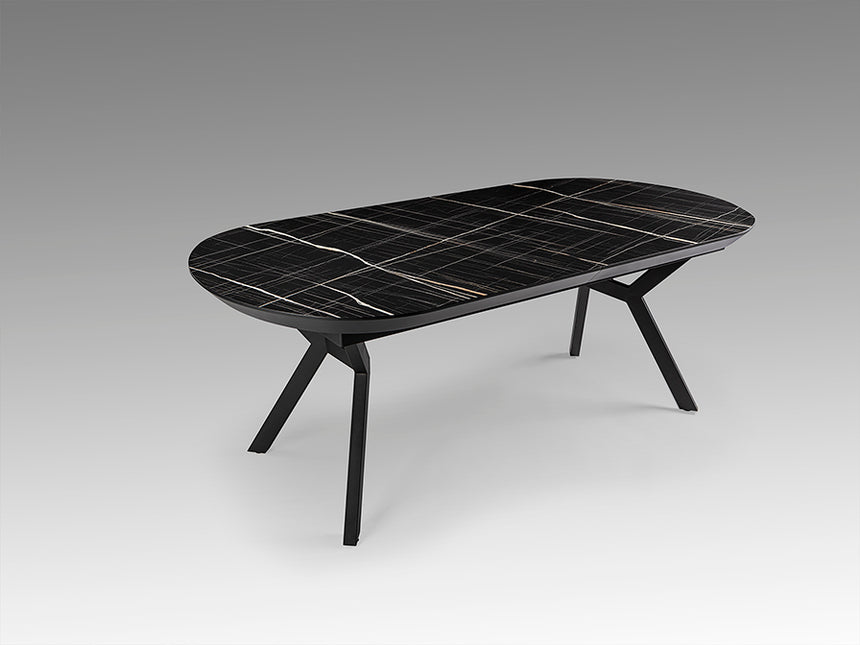 Schuller Antea Dining Table T Black Marble 789235