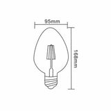 Mun Filamento 790427 Bombilla LED Filamento Ambar 4W 2300K vintage