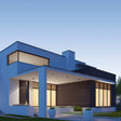 Mantra Volcano Plafón exterior E27 1 Luz IP54 gris oscuro 7908 - en ambiente