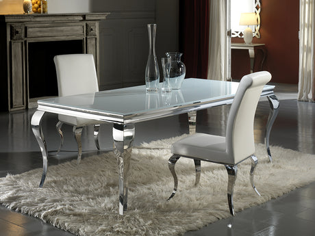 Mesa de comedor Schuller Barroque acero inoxidable 208x - vista 2